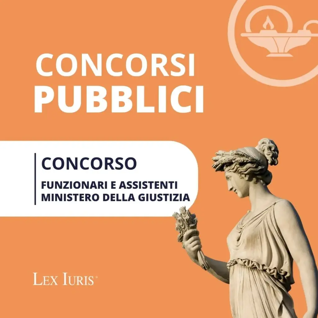 Concorso Funzionari Ministero della Giustizia 2025